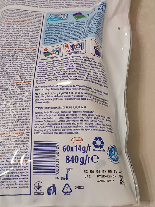 Kapsułki do prania Persil, kolor, 120;sztuk