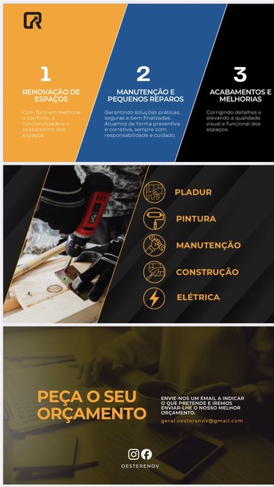 Remodelaçoes e manutençoes em geral