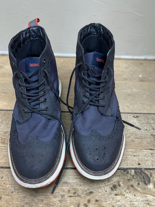 Swims roz. 9 / 43 męskie granatowe buty trzewiki men’s navy premium ankle boots
