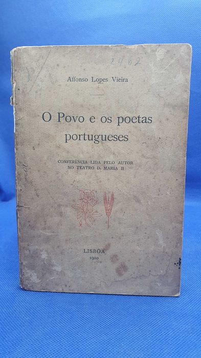 Livro - REF ESC - Afonso Lopes Vieira - O Povo e os Poetas Portugueses