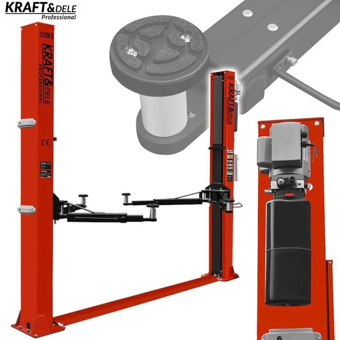 KRAFT&DELE Podnośnik Hydrauliczny Kolumnowy 4,2t 230v 2,8m KD5813
