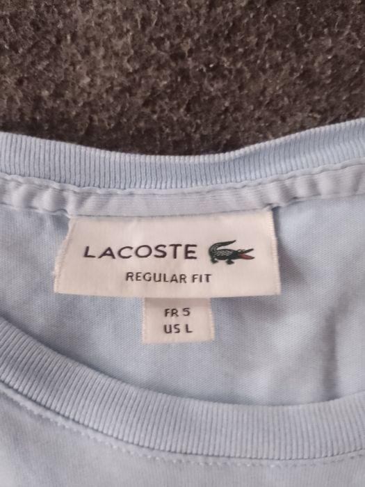 Оригінальна футболка Lacoste / Розмір L (fr 5) / Є нюанс