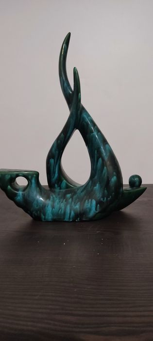 Peça decorativa verde