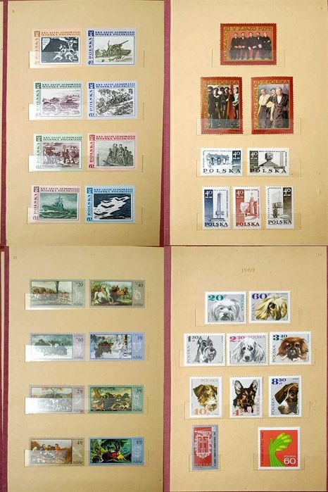 Klaser jubileuszowy Tom VIII+ znaczki** - rok 1968-69