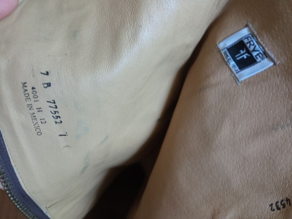 Frye стильные кожаные сапоги.