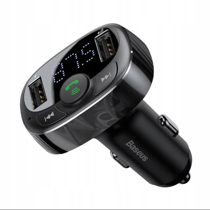 Baseus S-09A transmiter FM  Bluetooth MP3 ładowarka samochodowa