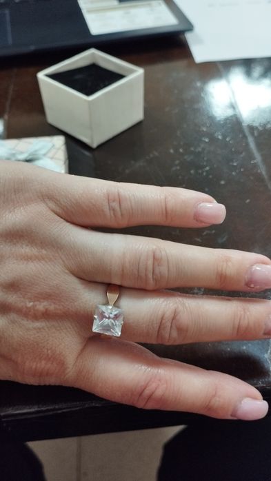 Срібна каблучка з золотою пластиною.Каблучка срібна з золотом.