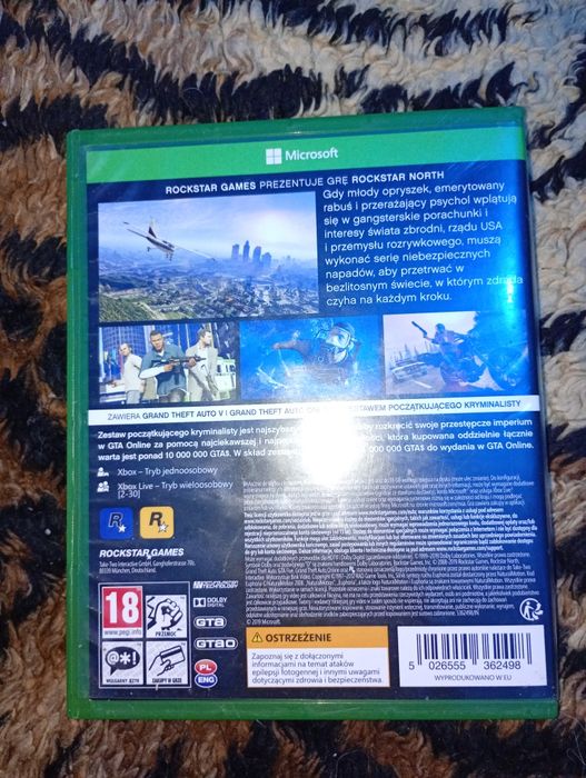 Xbox one GTA v. Prawie nowa