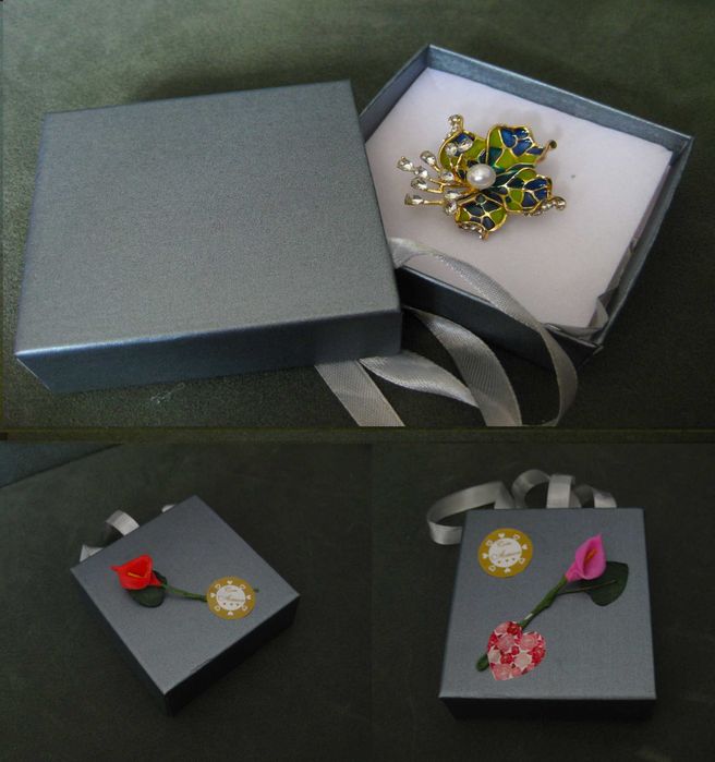 Alfinete / Broche / Pregadeira Flor NOVO