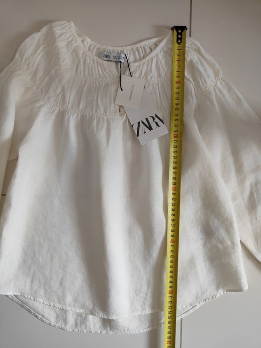 Koszula bluzka lniana Zara 152 Nowa