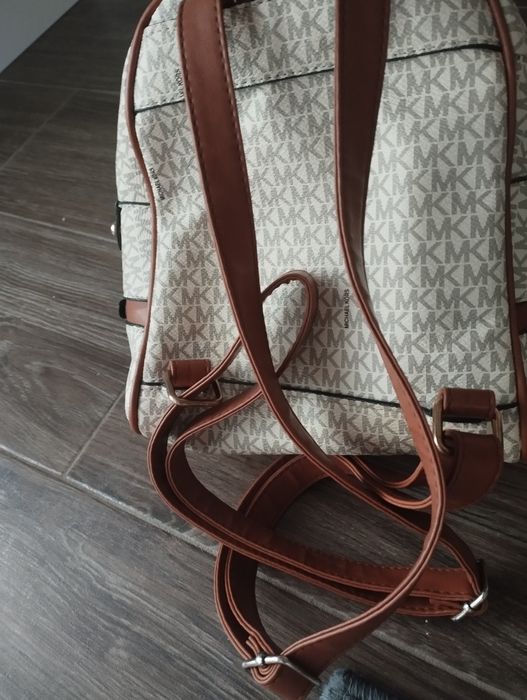 Plecak  MK kremowy