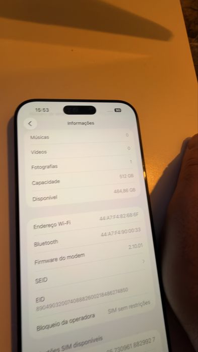 Iphone 16 pro max 512