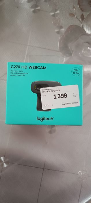 Веб-камера Logitech C270 HD Webcam