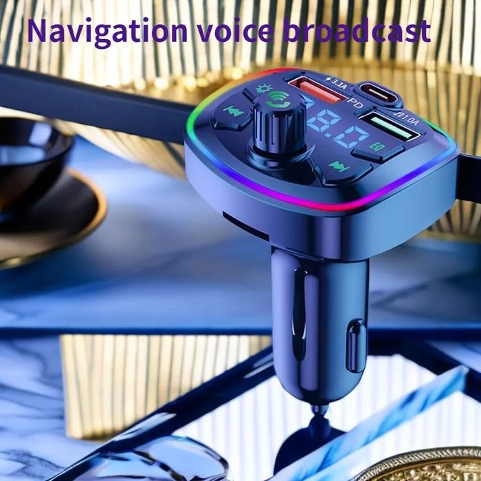 Transmiter mp3 Ładowarka samochodowa Bluetooth Q7