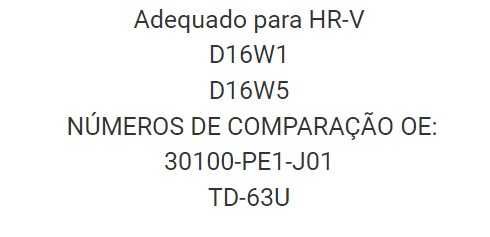NOVO - Distribuidor Honda HRV 30100-PE1-J01 TD-63U