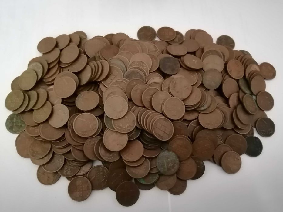 3 lots containing 1554 X-cent coins, good price.