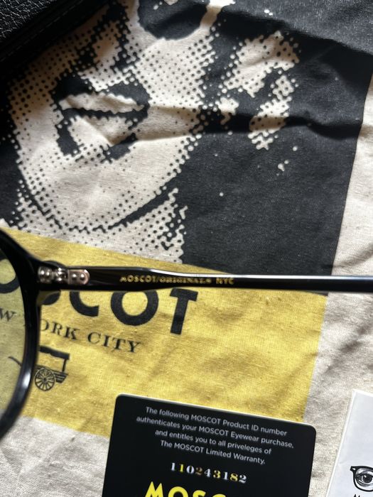 Oculos de sol Moscot black lentes azuis NOVOS
