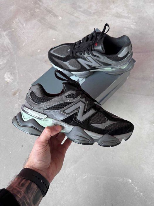 Кросівки New Balance 9060 Black Grey (36-45) Нью Беланс 9060 чорні