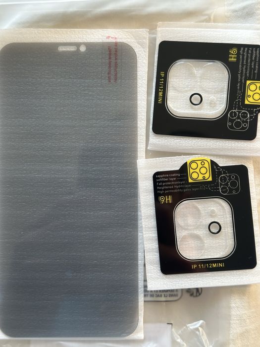 Películas de vidro temperado ecrã privacidade + camera