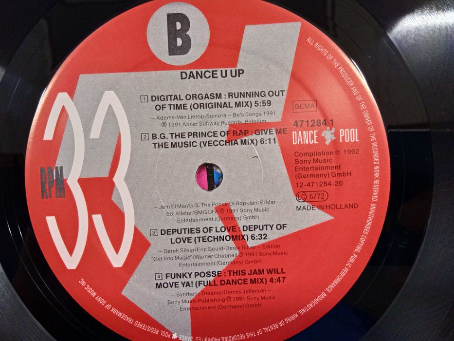 Dance U Up winyl