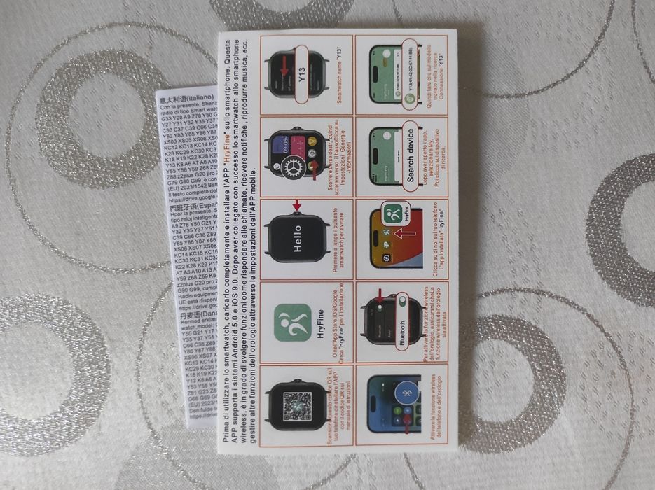 Smartwatch Y13 novo