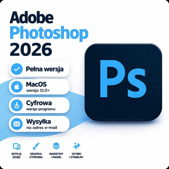 Adobe Photoshop 2026 Na stałe Windows / MacOS