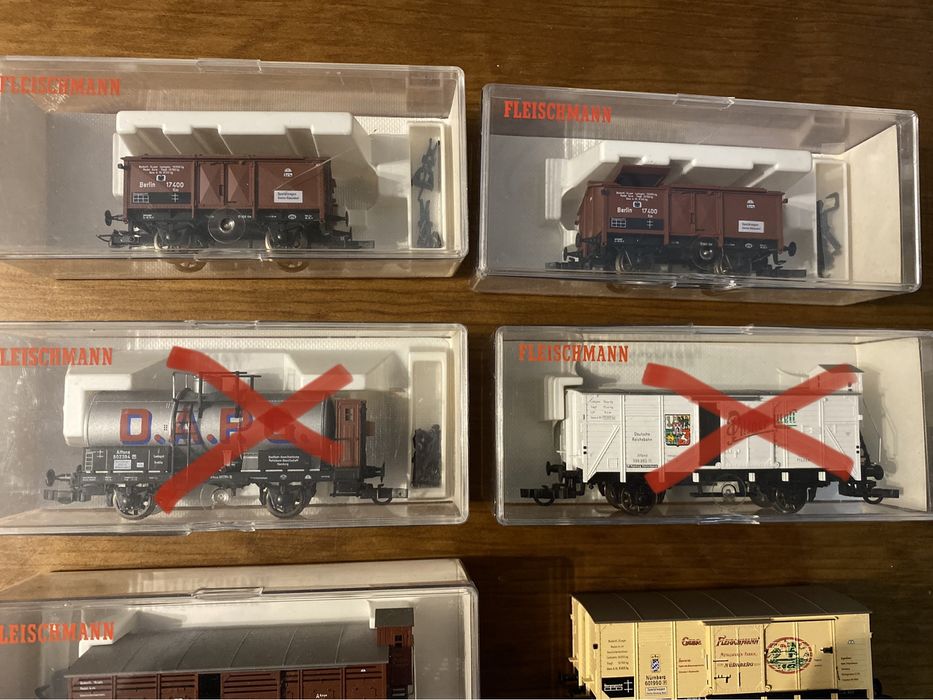 Carruagens comboio Fleischmann HO