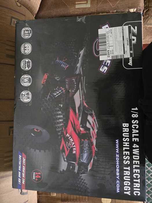 Продам радіокеровану модель rc car траггі zd racing pirates 3 1/8 105