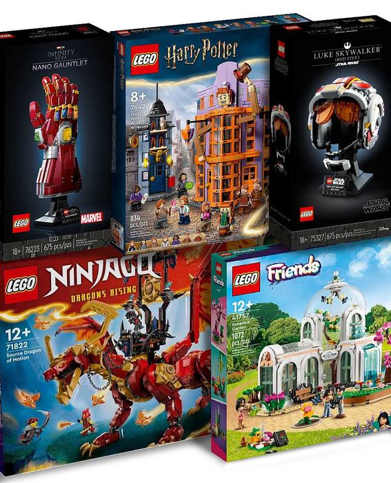 150 НОВИХ LEGO / Лего Friends Star Wars Minecraft Harry Potter