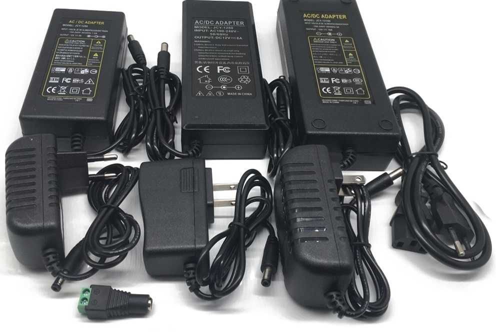 Carregador Adaptador 220v AC para 12v DC 1A 2A 3A 5A 6A conversor NOVO