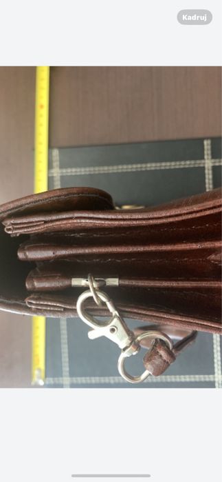 Dwie saszetki skorzane