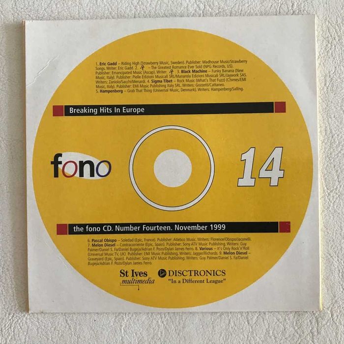 Pack 4 Discos cd sucessos anos 90 Breaking Hits In Europe