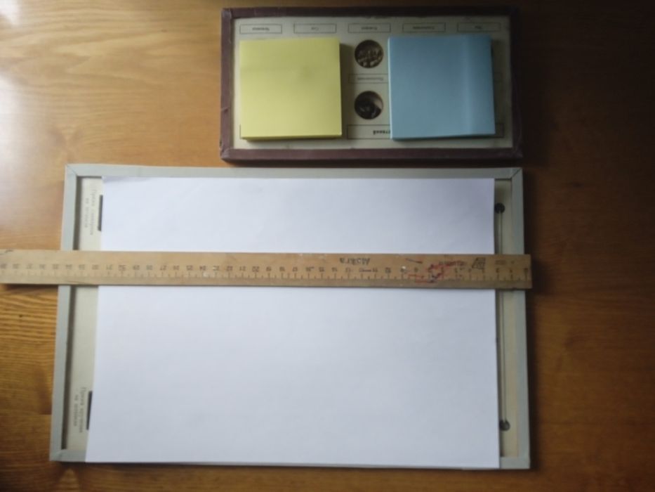 Рамки зі склом  різного розміру з 1954 року та далі