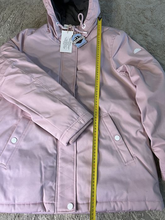 Kurtka zimowa narty różowa