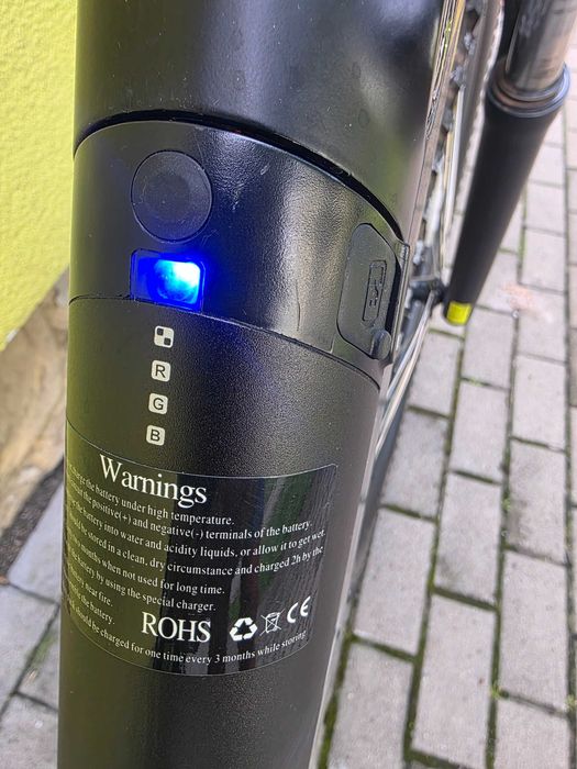 Rower męski elektryczny