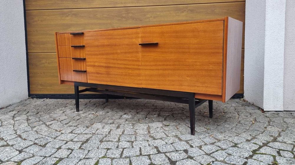 Sideboard Mezulanik Komoda Mid Century Design PRL Czechosłowacja