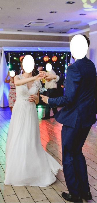 Suknia ślubna Evita rozmiar 36 długa