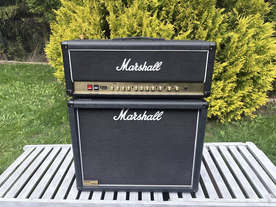 ZESTAW Marshall DSL100H + Kolumna 1936 vintage