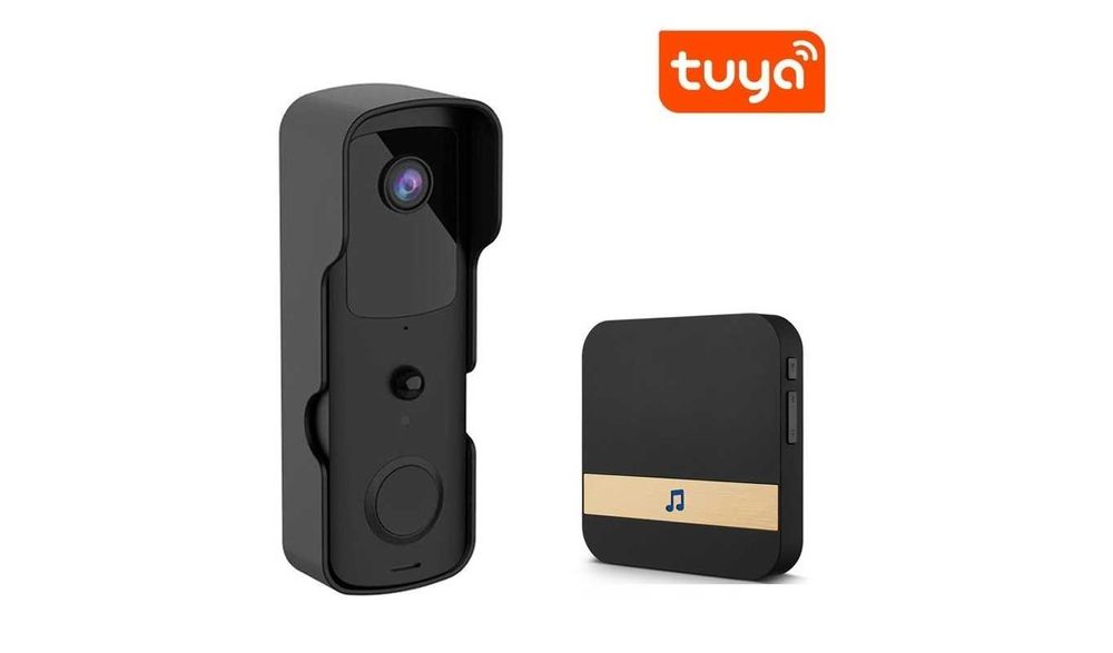 Wideodomofon Wifi Kamera Full HD Tuya Smart Po Polsku + Dzwonek