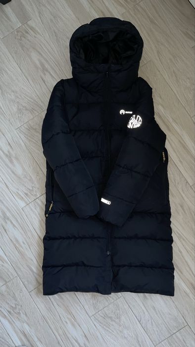 Подовжений хлопчачий пуховик