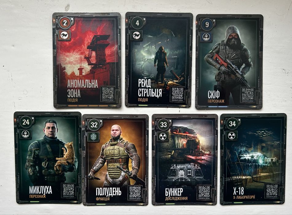 Картки stalker 2 (повторки)
