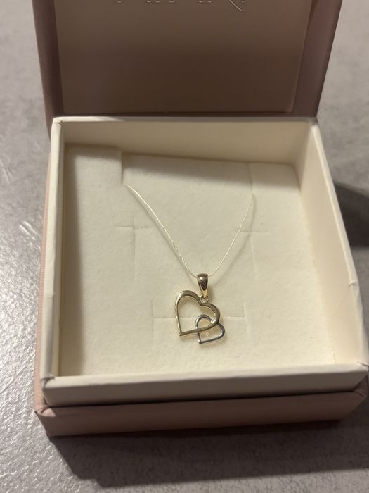 Apart zawieszka Love Love złote serca   Z-563.02 585 nowa z metka