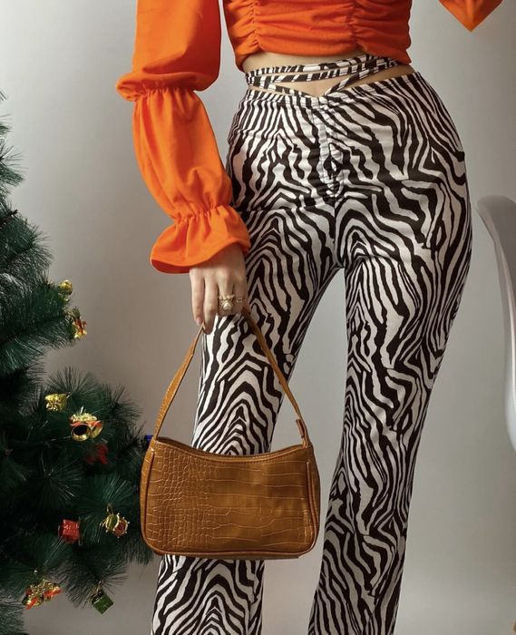 Жіночі легкі еластичні штани Shein кльош