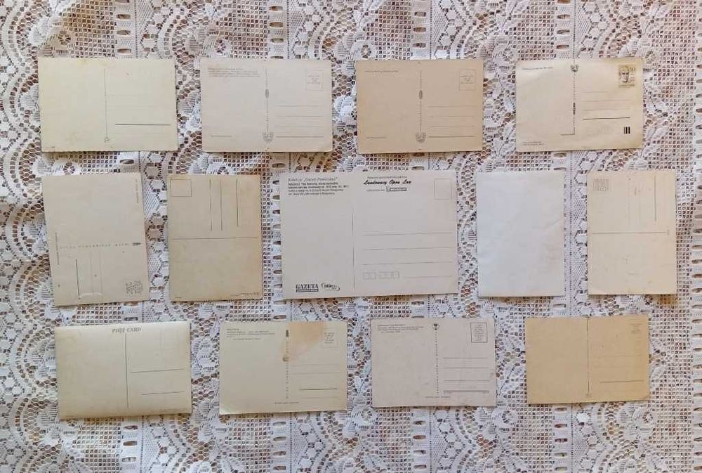 pocztówki / widokówki zbiór / zestaw pocztówek widokówek prl 13 sztuk