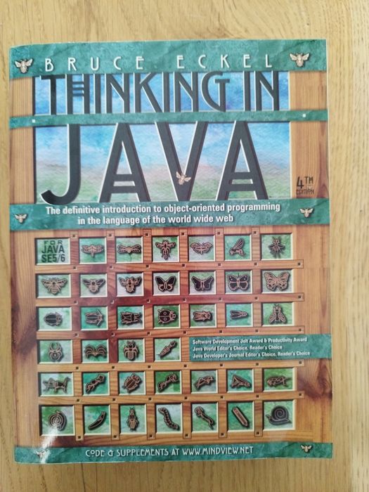 Książka Thinking in Java wersja ang