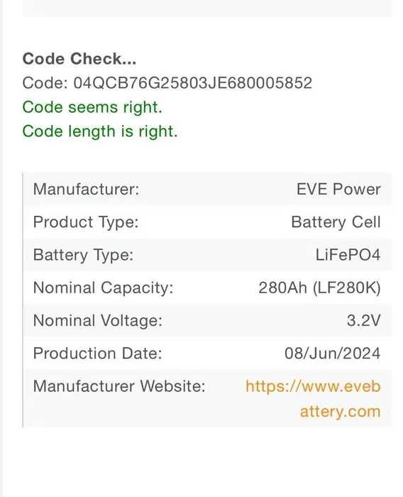 Аккумулятор Lifepo4 24v 24в 280Ah 314Ah 7кВт 8кВт джб 12v / 48в