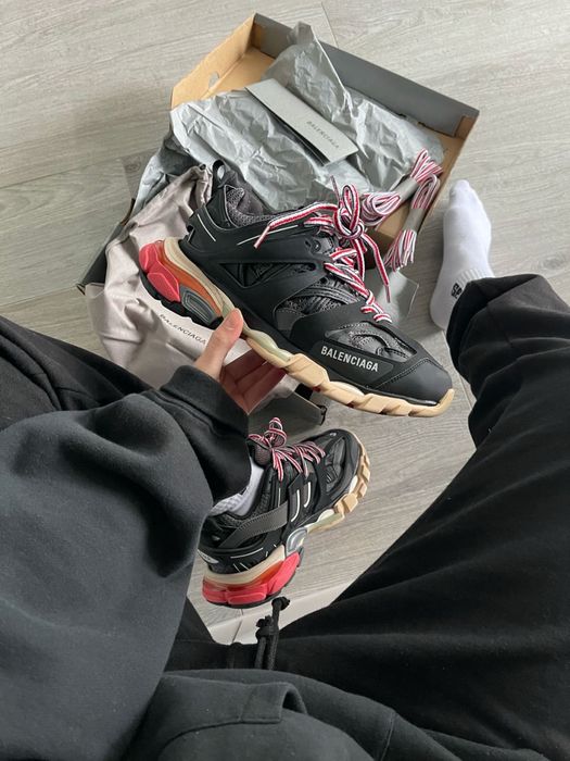 Найкраща Якість! Balenciga Track Black Grey Ref/ Баленсіага трак кроссовки