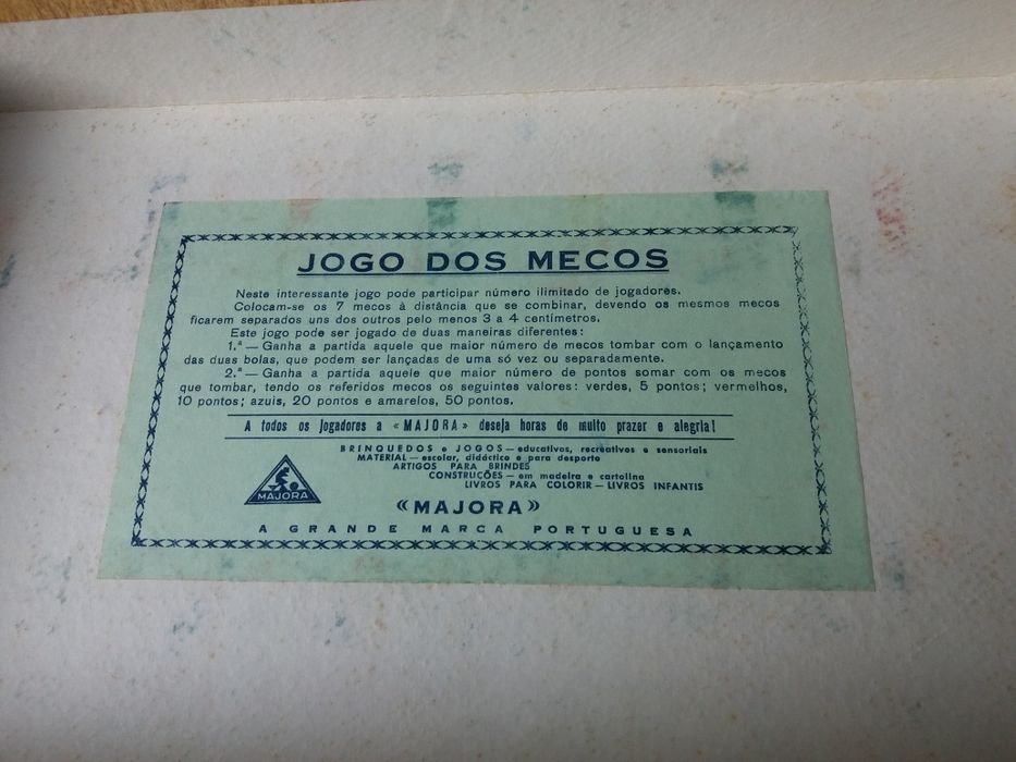 Jogo dos mecos - Majora