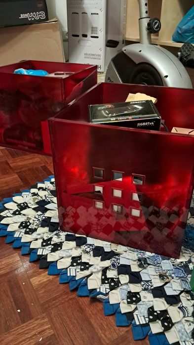 Povel Kallax efeito madeira 4 x 4 + 2 gavetas + 1 porta