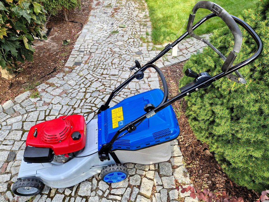 Kosiarka spalinowa STIGA 4KM HONDA napęd aluminium - po SERWISIE!!